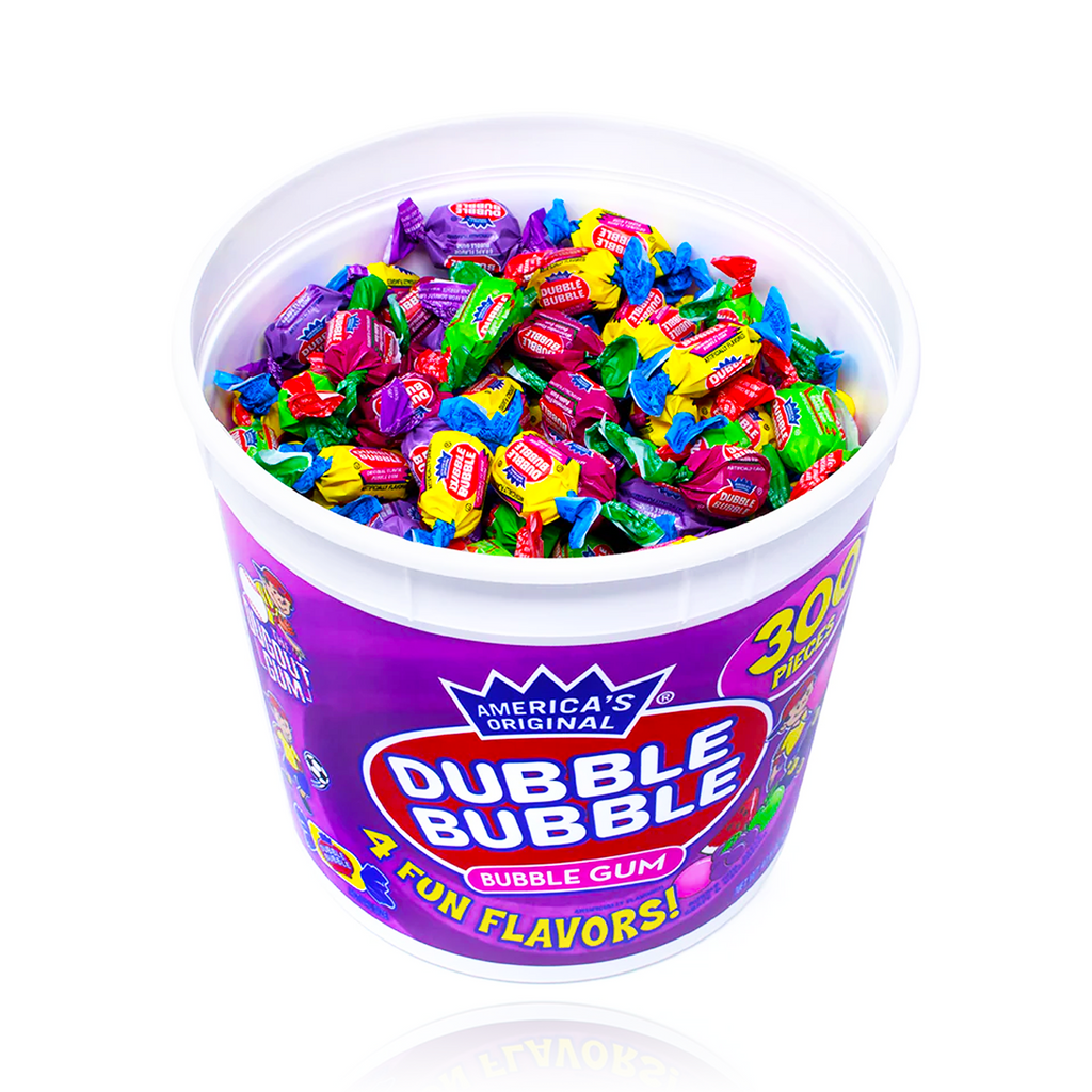 Dubble Bubble Assorted 4-Flavor 300 Pieces