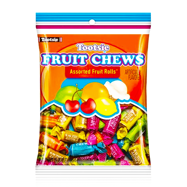 Tootsie Fruit Chews Peg Bag 105g