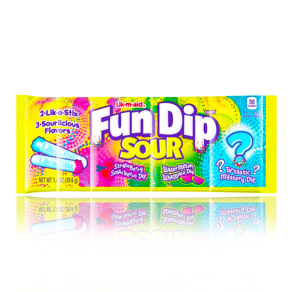 Fun Dips Sour Assorted Flavours 39g