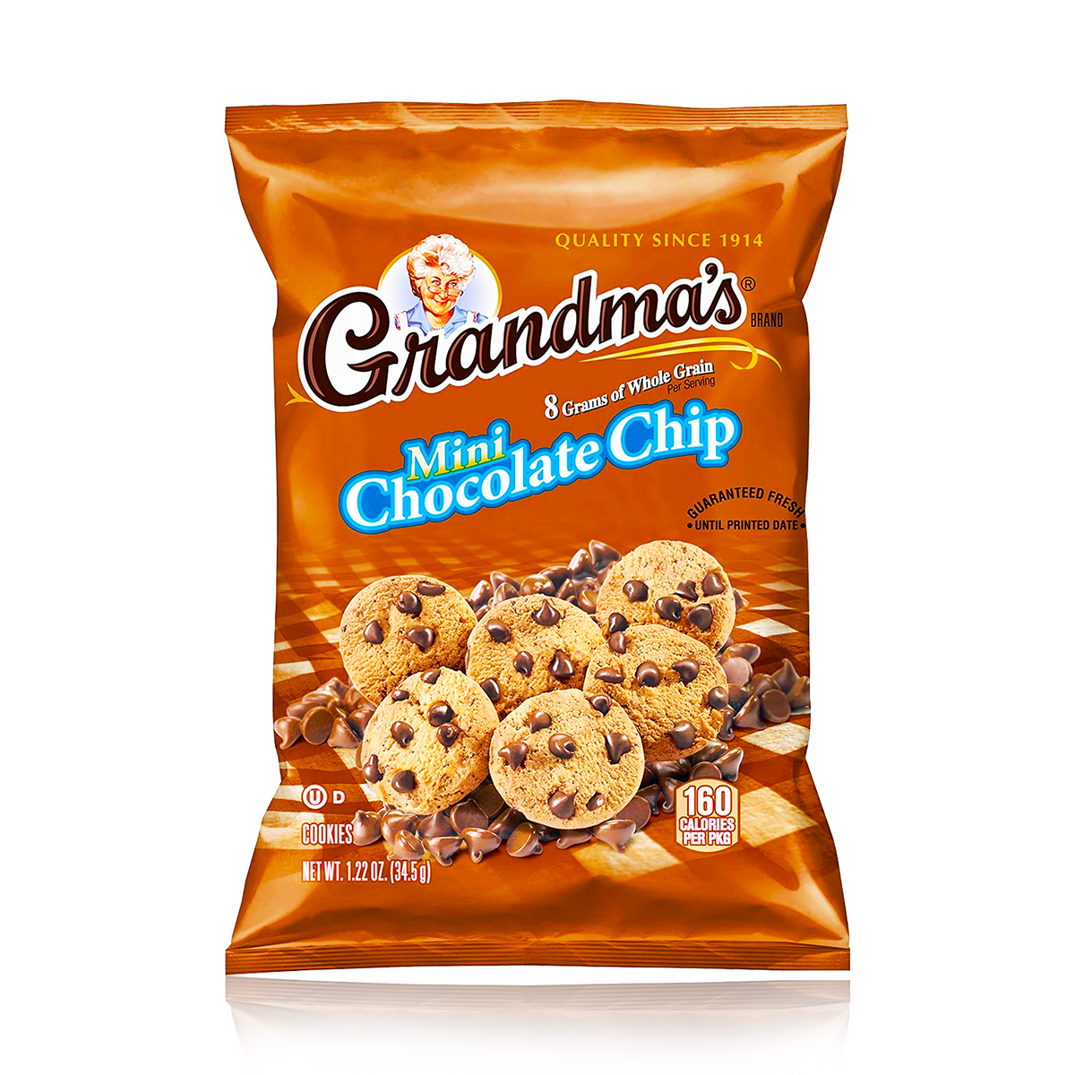 Grandma's Mini Chocolate Chip Cookies 34g United Sweets