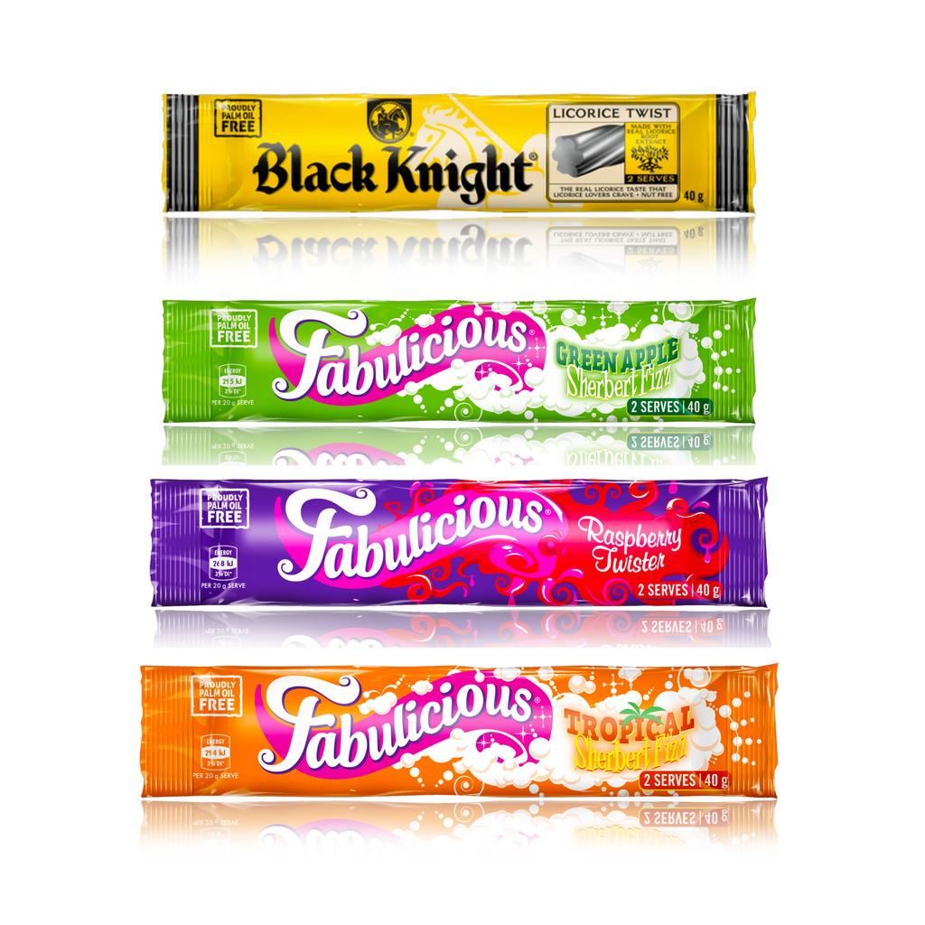 Fabulicious Logs Range Assorted Flavours 40g