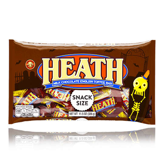 Heath Milk Chocolate English Toffee Snack Size Bag 326g