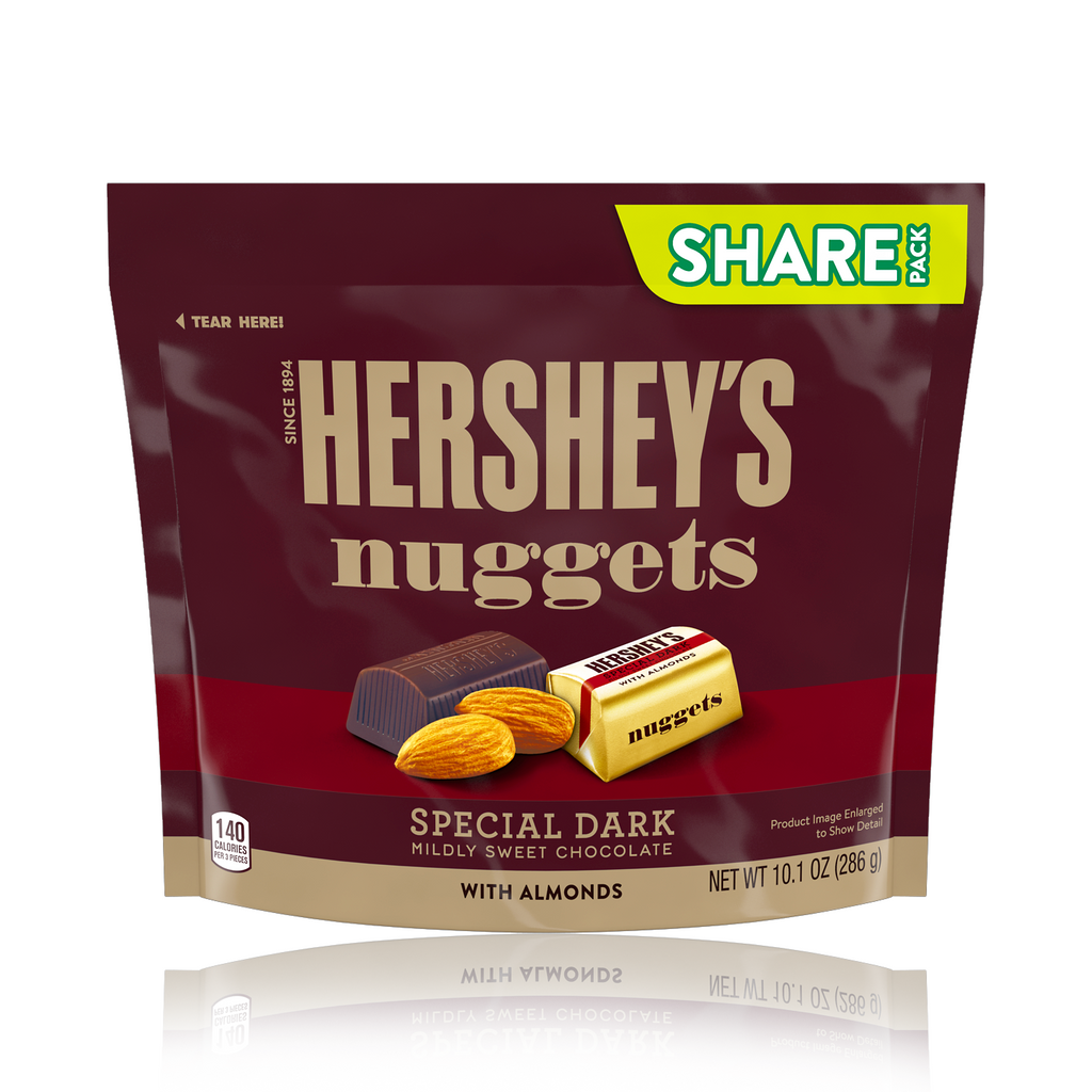 Hershey's Kisses Nuggets Special Dark with Almonds 286g