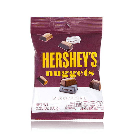 Hershey's Nuggets Milk Chocolate Peg Bag 66g