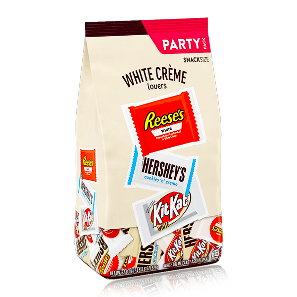 Hershey's White Creme Chocolate Assortment Candy Bag Xxl 924g