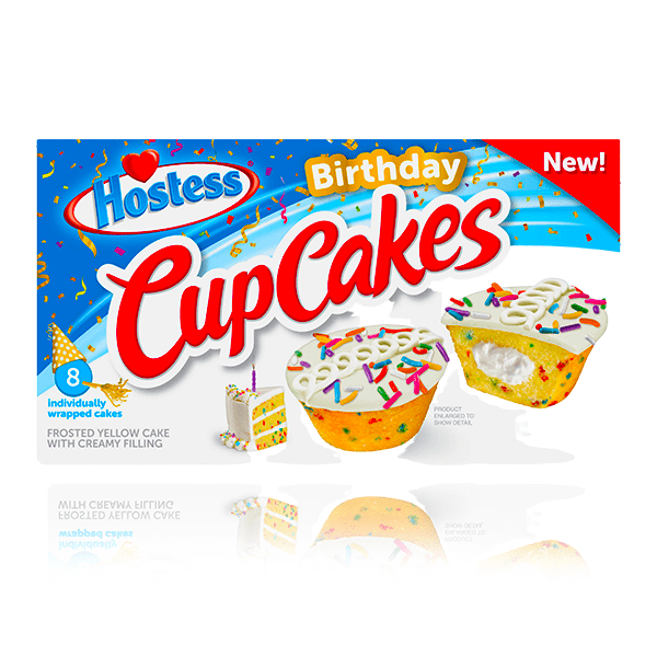 Hostess Birthday Cupcakes Box