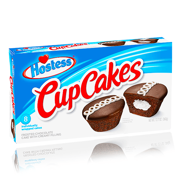 Hostess Cup Cakes Chocolate Box