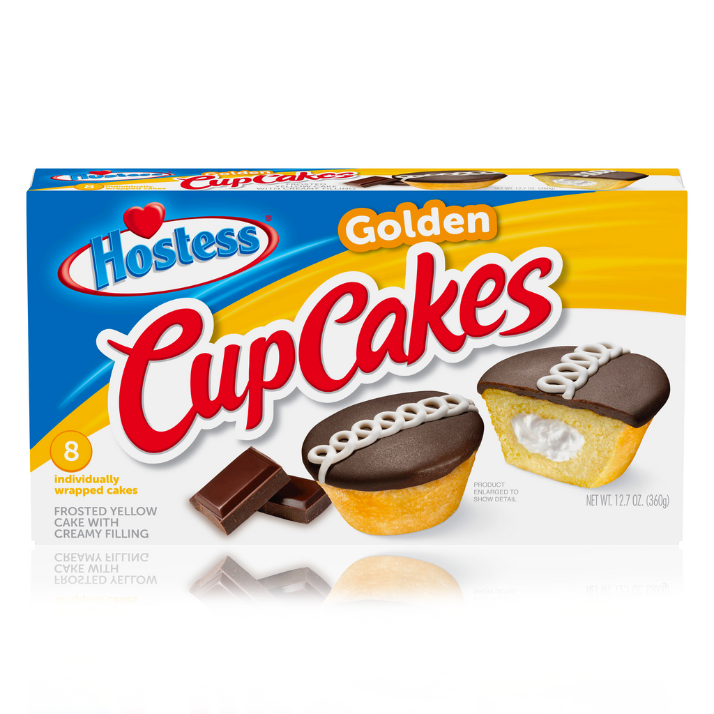 Hostess Golden Cupcakes Box