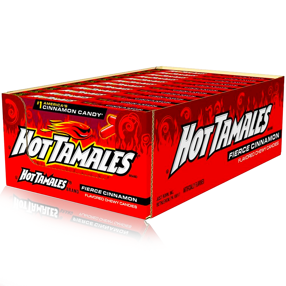 Hot Tamales Fierce Cinnamon Theatre Boxes 12 Pack Box