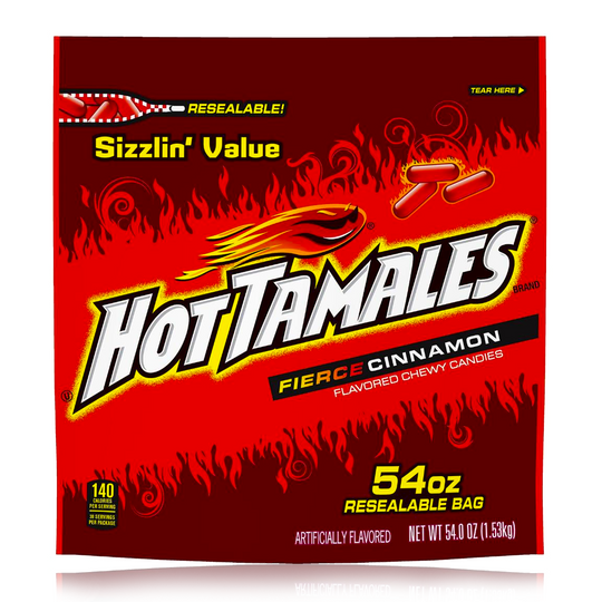 Hot Tamales Fierce Cinnamon Xxl Bag 1.53kg