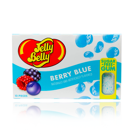 Jelly Belly Gum Berry Blue 12 Pieces