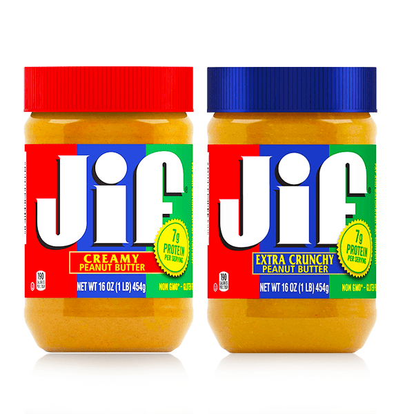 Jif Peanut Butter Jars