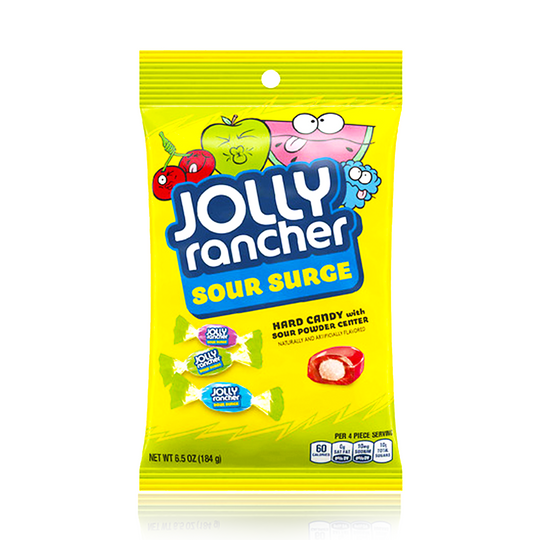 Jolly Rancher Hard Candy Sour Surge Peg Bag 184g