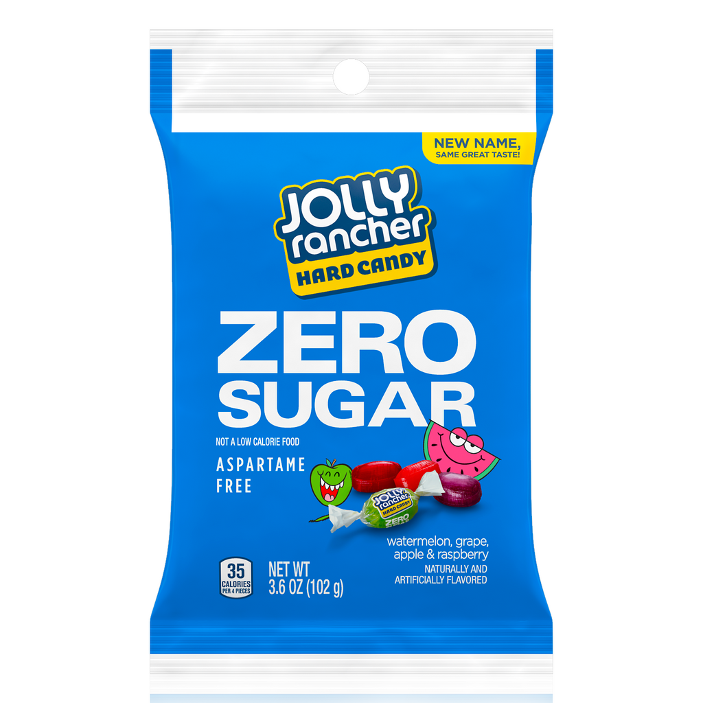 Jolly Rancher Zero Sugar Hard Candy Peg Bag 102g