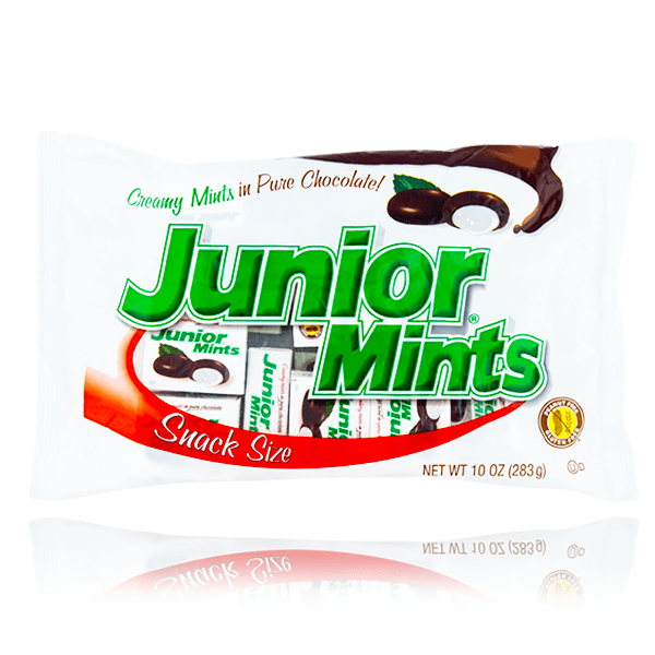 Junior Mints Snack Size Large Bag 283g Damaged