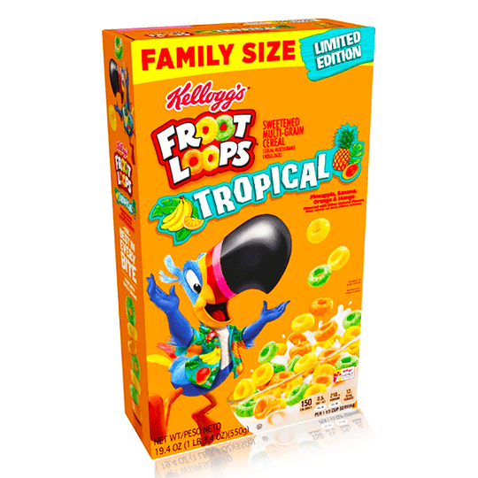 Kellog's Froot Loops Tropical 550g