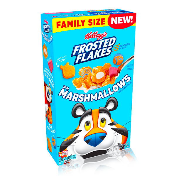 Kellog's Frosted Flakes With Marshmallows 609g