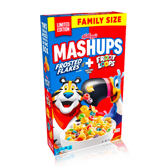 Kellog's Mashups Frosted Flake's + Froot Loops Limited Edition 442g