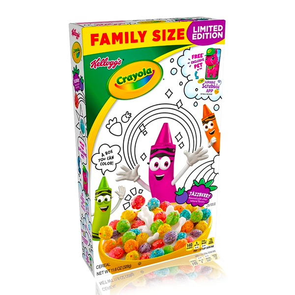 Kellog's Crayola Limited Edition Cereal 328g