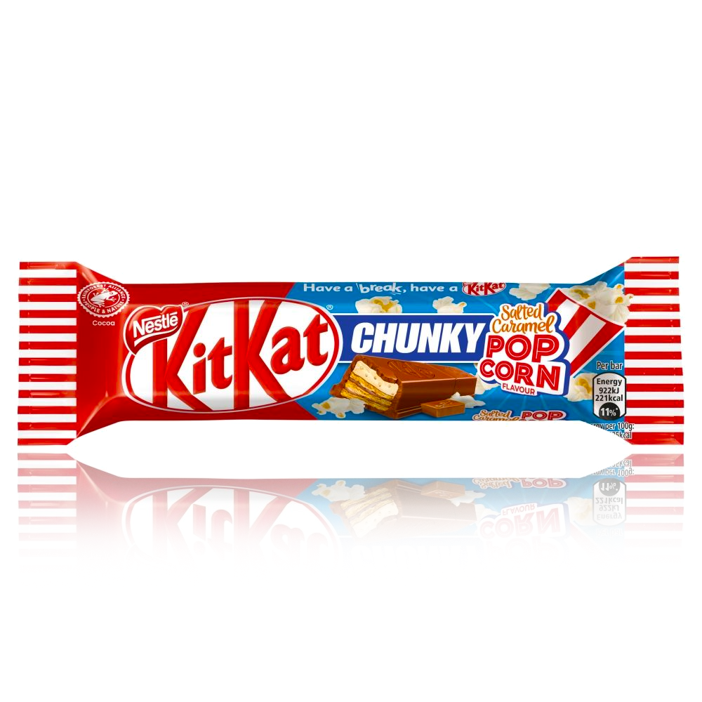 Kitkat Chunky Salted Caramel Popcorn Limited Edition 42g