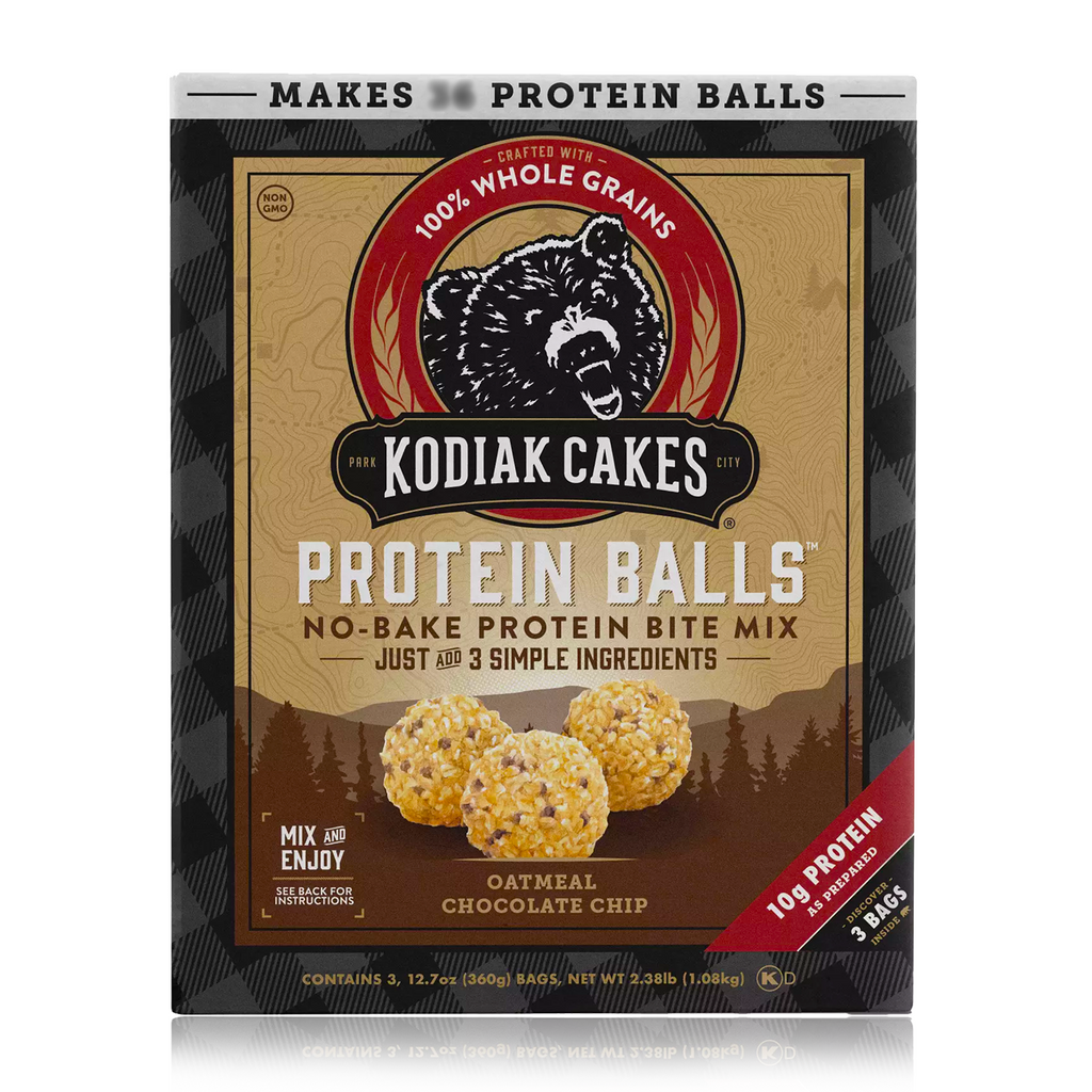 Kodiak Cakes Protein Balls No Bake Oatmeal Chocolate Chip 1.08kg
