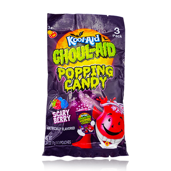Kool-Aid Ghoul Aid Popping Candy Scary Berry 3 Pack