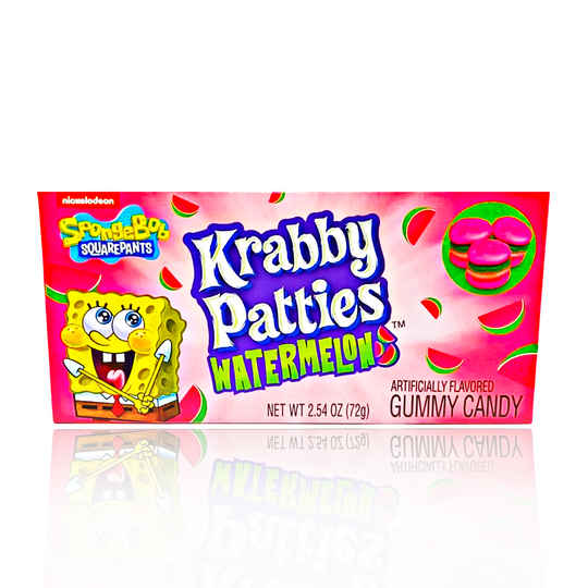 Krabby Patty Gummy Watermelon Theatre Box 72g