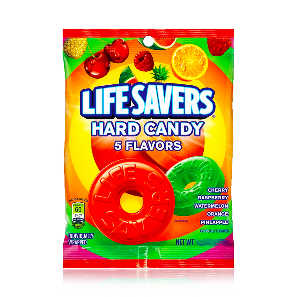 Lifesavers 5 Flavours Hard Candy Peg Bag 79g