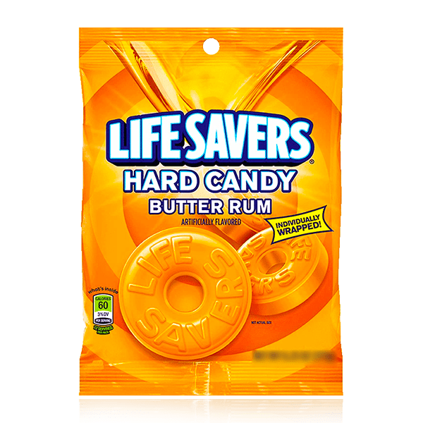 Lifesavers Butter Rum Bag 91g