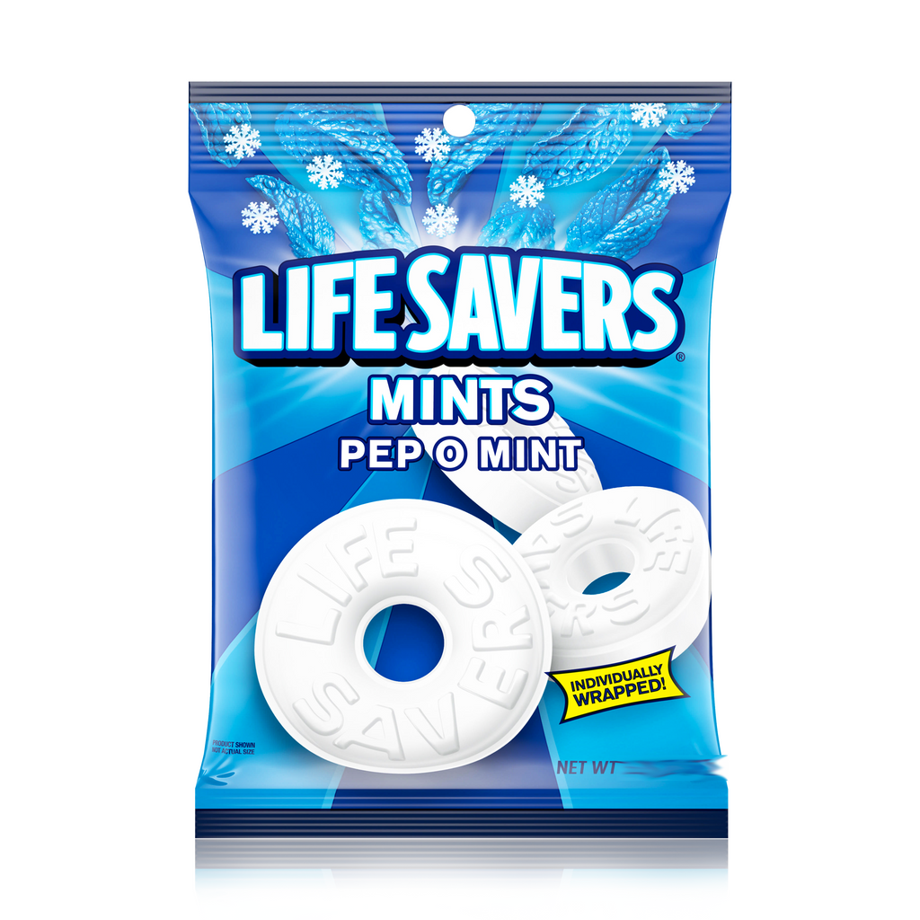 Lifesavers Mints Pep O Mint Peg Bag 79g