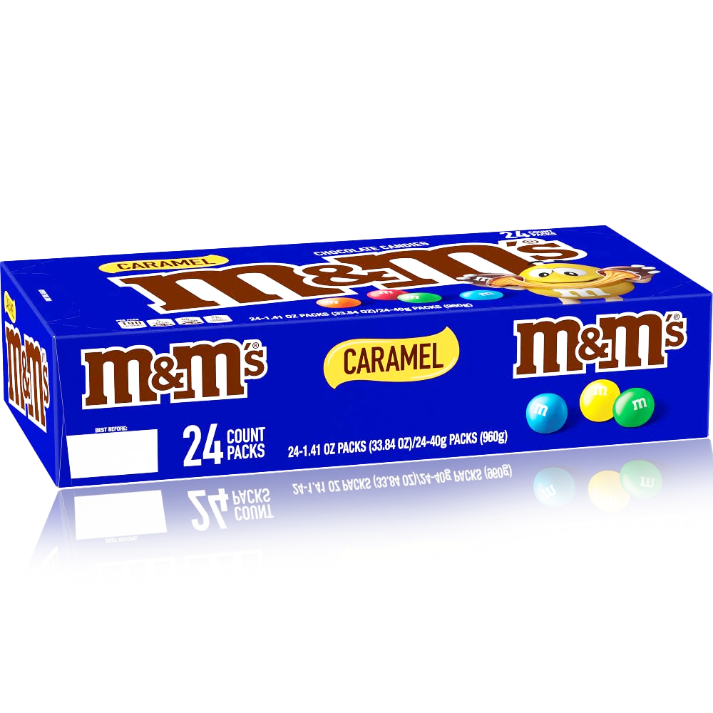 M&M's Caramel Pouches 24 x 40g