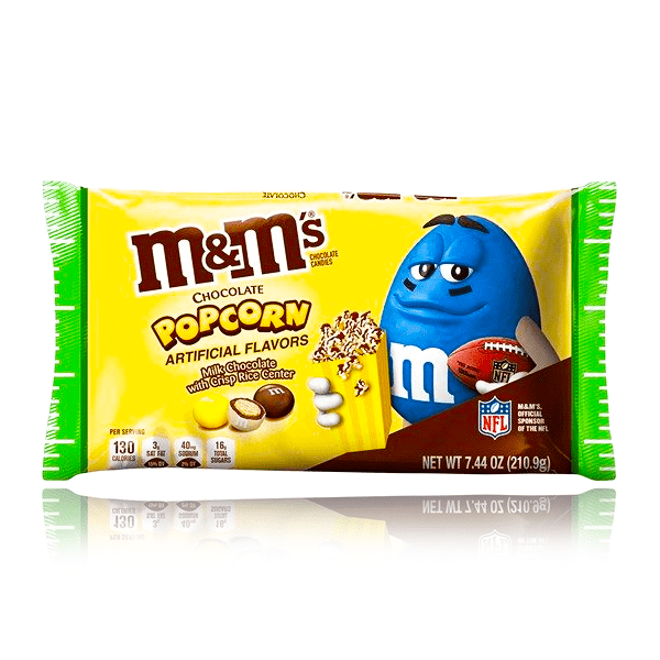 M&M's Chocolate Popcorn Bag 211g