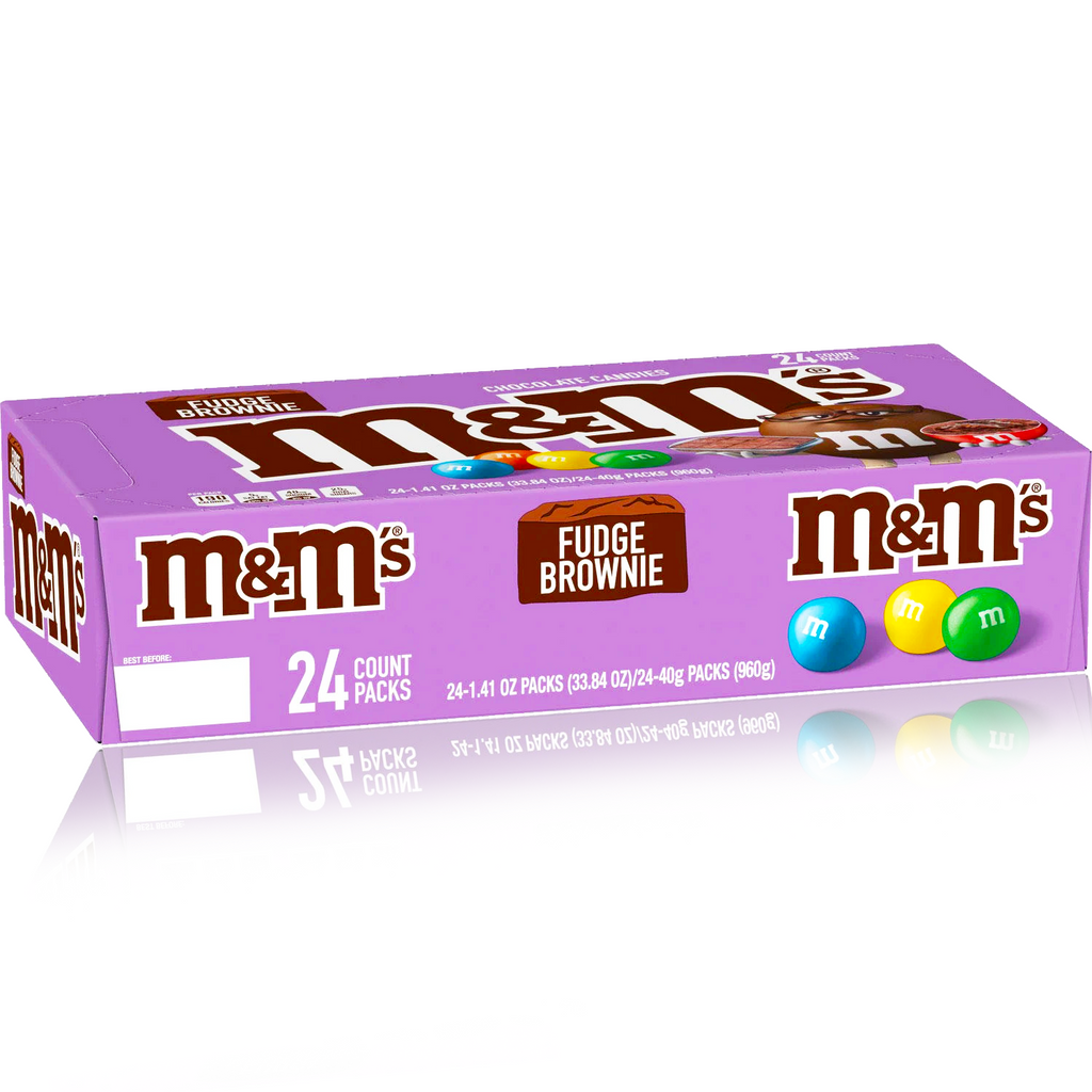 M&M's Fudge Brownie Box 24 x 40g (BB: 04/2024)