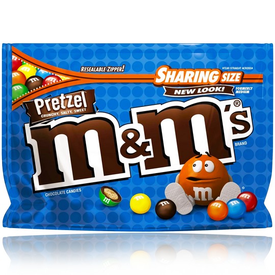 M&M's Pretzel Resealable Share 226g Dated