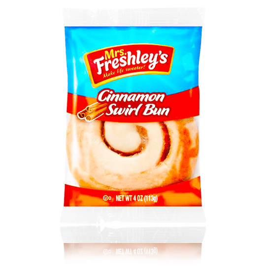 Mrs Freshleys Cinnamon Swirl Bun