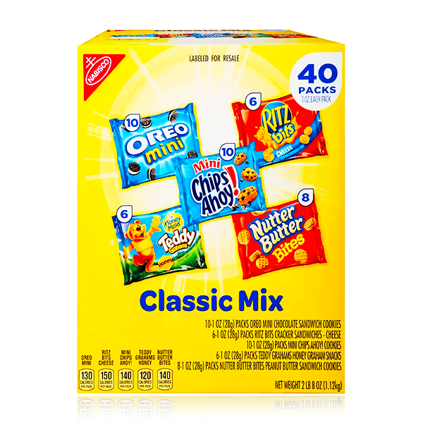 Nabisco Classix Mix Variety Pack 40 Count