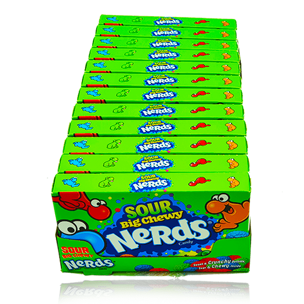 Nerds Big Chewy Sour Theatre Box 120g 12 Pack