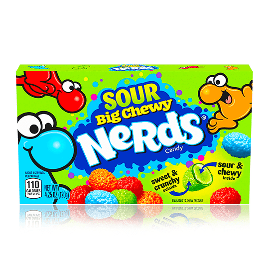 Nerds Big Chewy Sour Theatre Box 120g - Dated