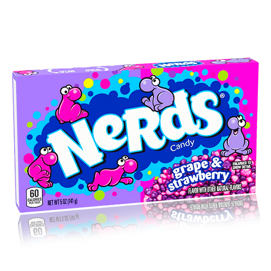 Nerds Strawberry & Grape Theatre Box 141g - Damaged