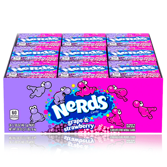Nerds Gotta Have Grape & Seriously Strawberry 46.7g 36 Pack Dated