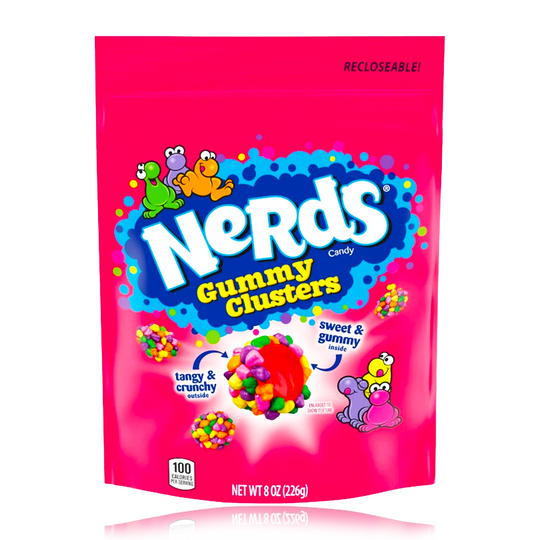 Nerds Gummy Clusters Large Bag 226g
