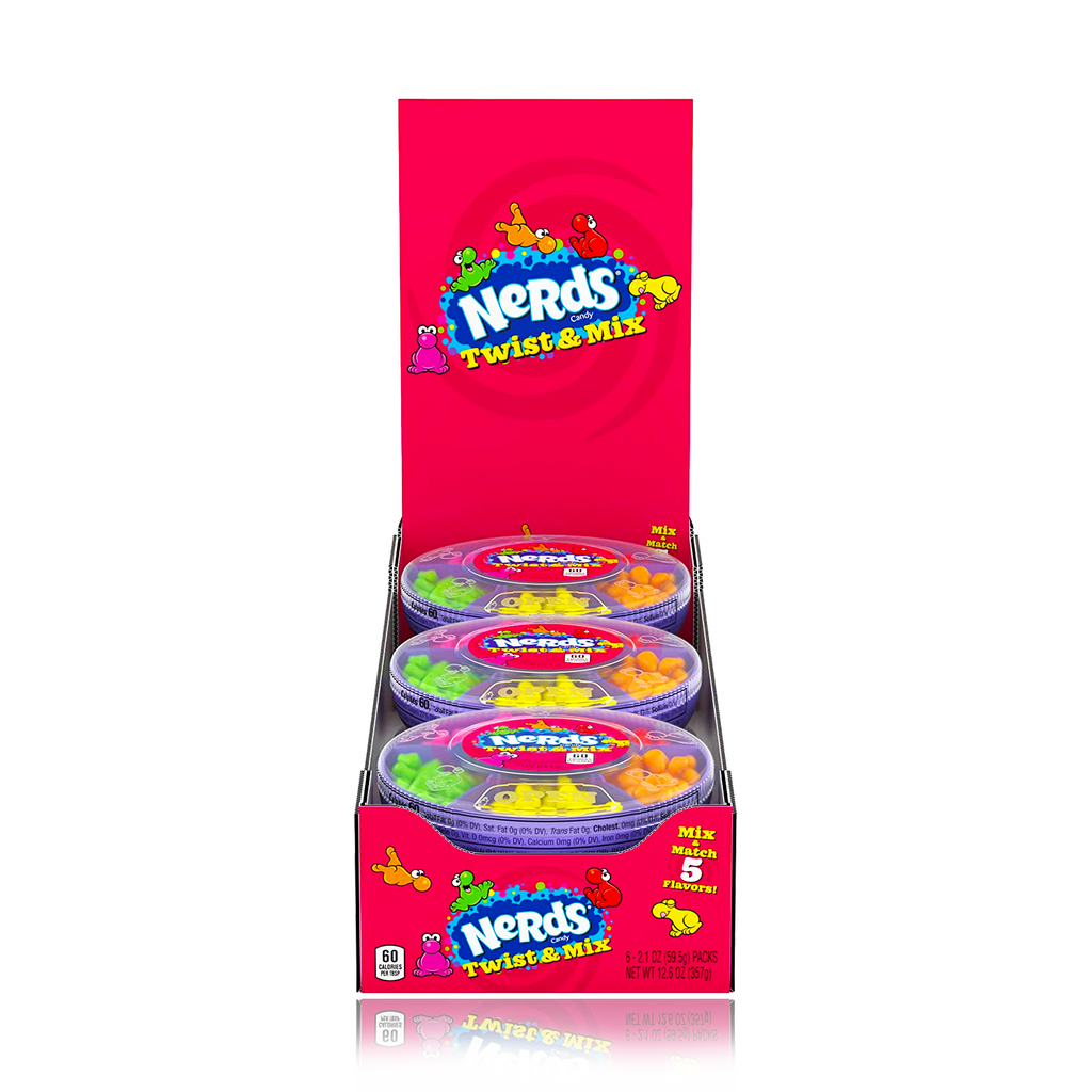 Nerds Twist & Mix 6 x 59g Box