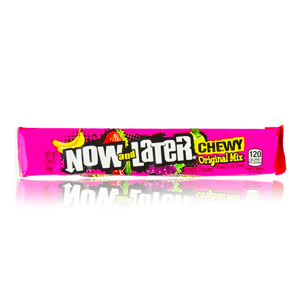 Now & Later Original Chewy Mix Stick 69g - Dated