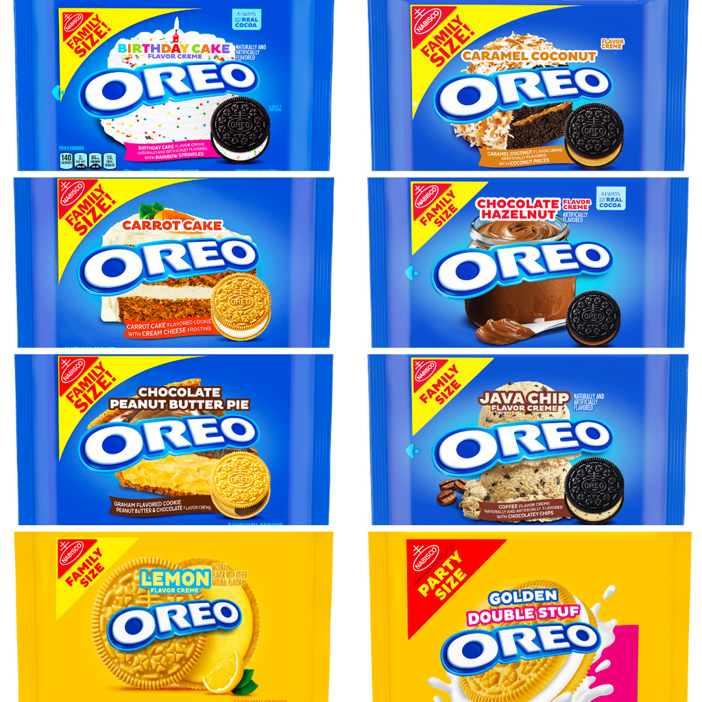 Oreo Cookies Assorted Flavours & Sizes