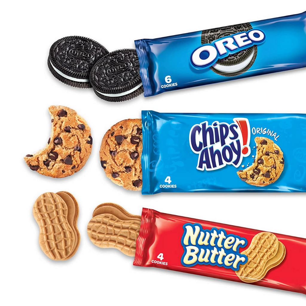 Nabisco Chips Ahoy Nutter Butter Oreo Mini Packs