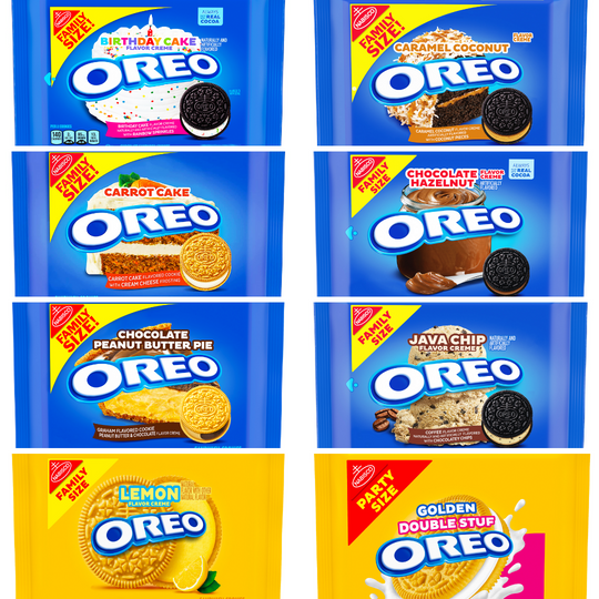 Oreo Cookies Assorted Flavours & Sizes