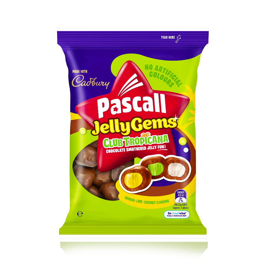 Pascall Jelly Gems Tropicana Limited Edition 110g