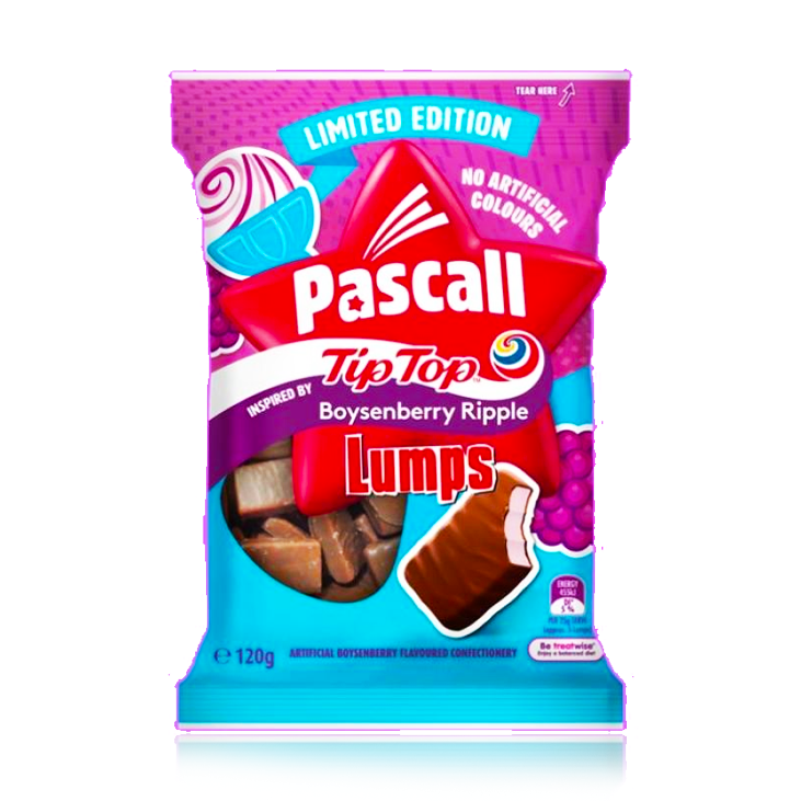 Pascall TipTop Boysenberry Ripple Lumps Limited Edition 120g