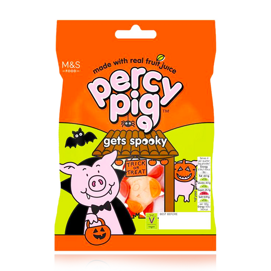Marks & Spencer Percy Pigs Gets Spooky Dated