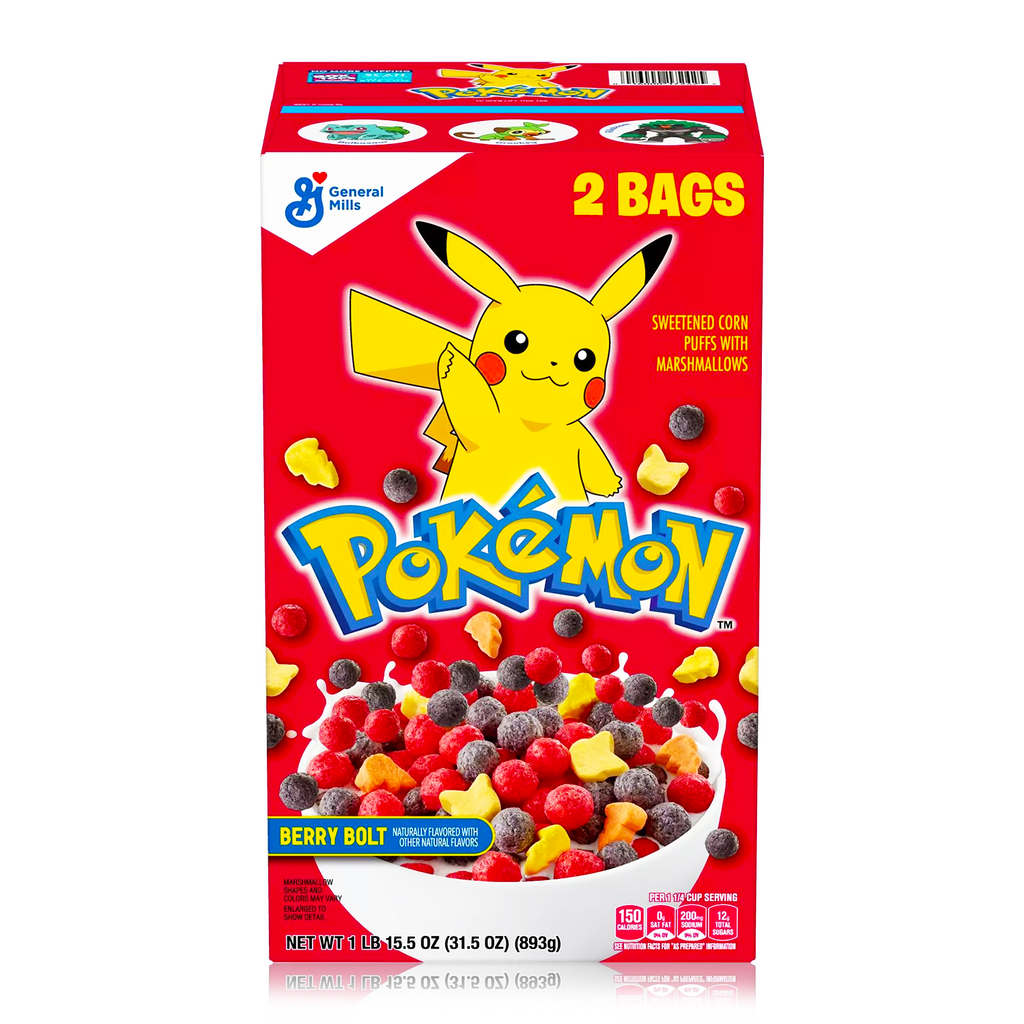 Pokemon Limited Edition 2 Bags Pack Xl Cereal 893g Damaged